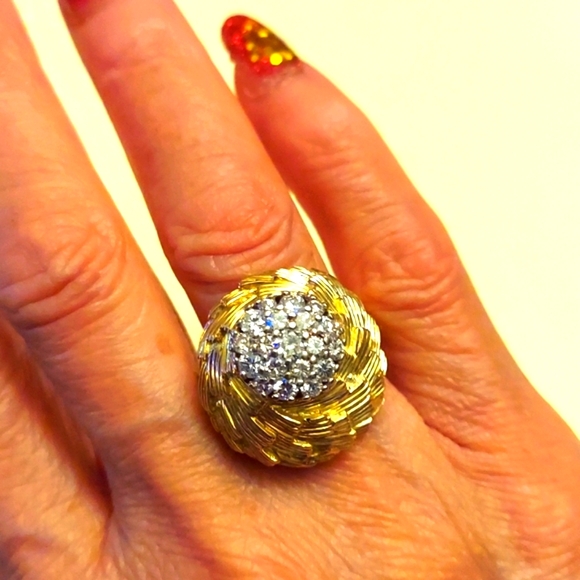 18K gold and diamond ring. - Picture 11 of 16